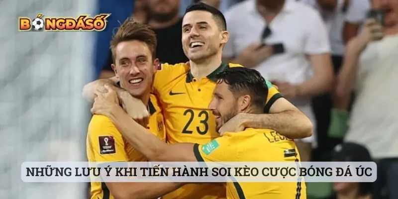 Những lưu ý khi tiến hành soi kèo cược bóng đá Úc